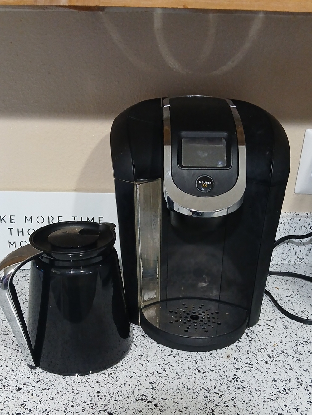 Keurig Single-Serve Coffee Maker with Carafe - Black